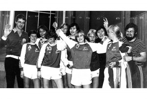 1981 Segrare Dacke cupen Curt, Marty, Boel, Cajsa, Pia, Kerstin, Sten Mary, Eva-Lena, Christina, Ankan